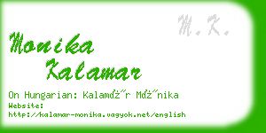 monika kalamar business card